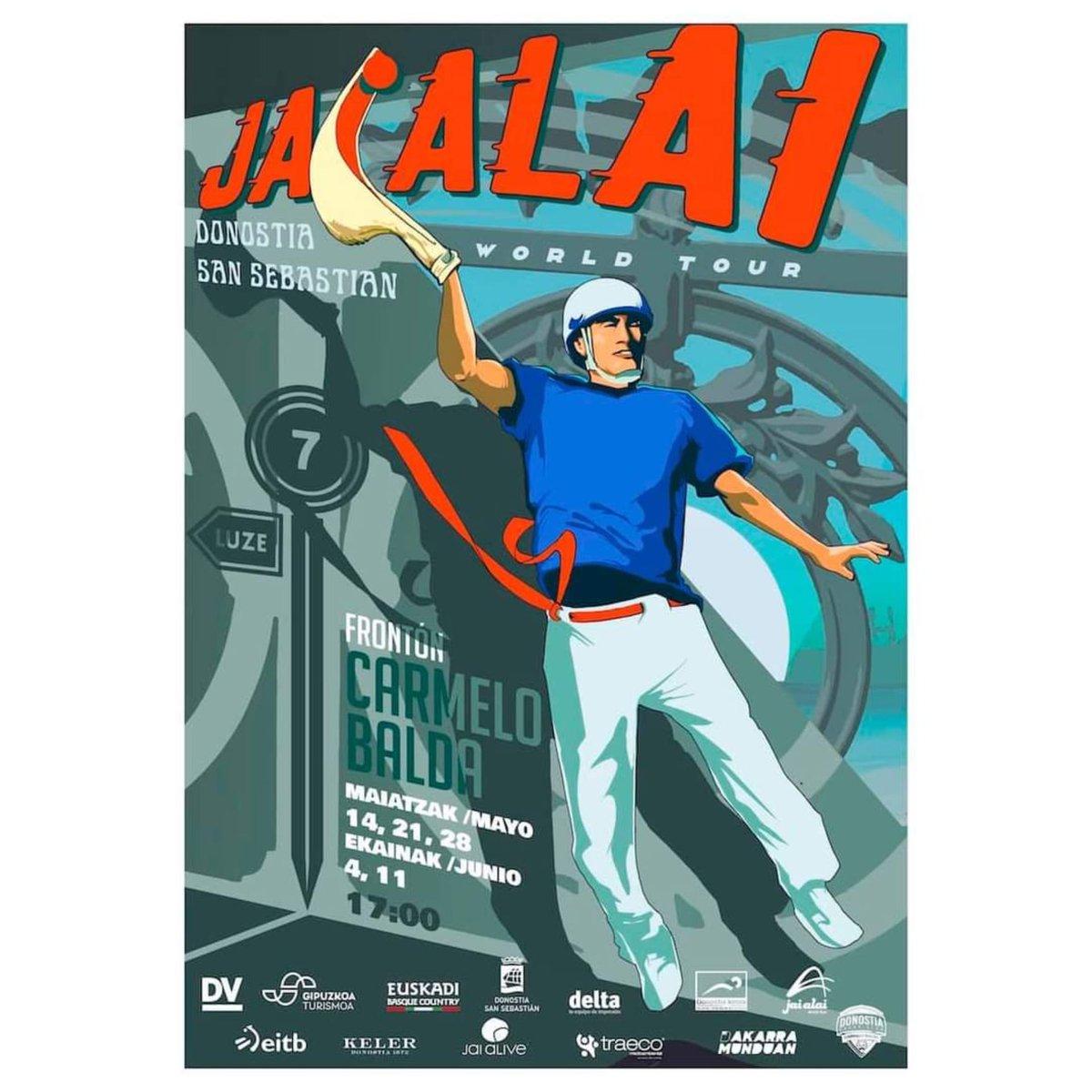Donostia GS 2022
San Sebastián GS2022
14, 21 y 28 mayo / maiatzak
4, 11 junio / ekainak
<a href="/Jai_Alive/">Jai Alive</a> 
<a href="/JaiAlaiNews/">Jai Alai League</a> 

Frontón Carmelo Balda