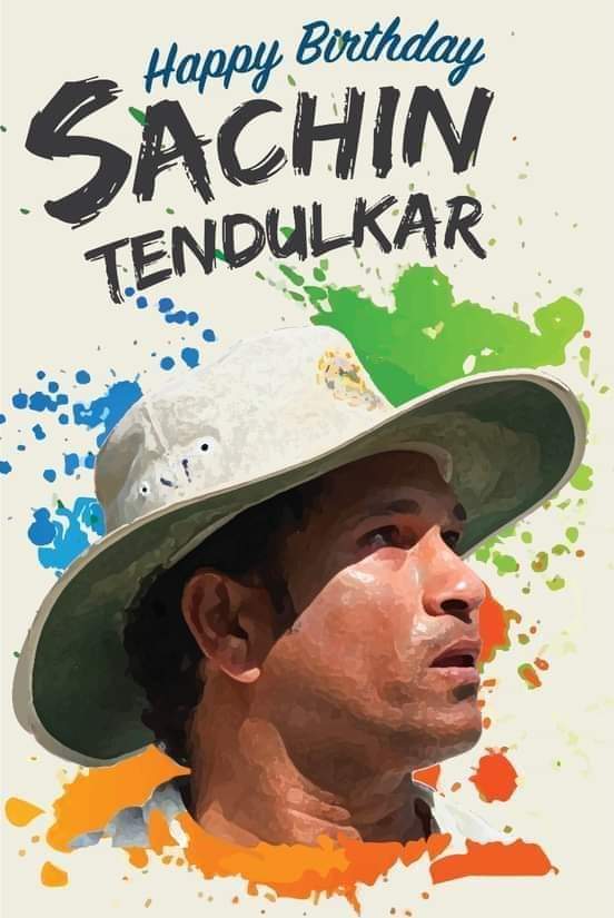 Wishing you Very happy birthday Indian Cricket icon Sachin Tendulkar. 