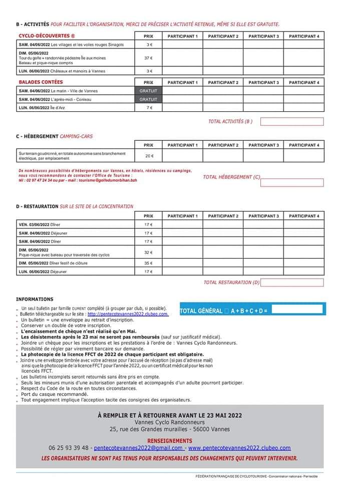Les inscriptions sont toujours ouvertes 
Allez y