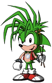 SonicHacki's tweet photo. out of these 4 who is the best green character? https://t.co/LjwTugUyrx