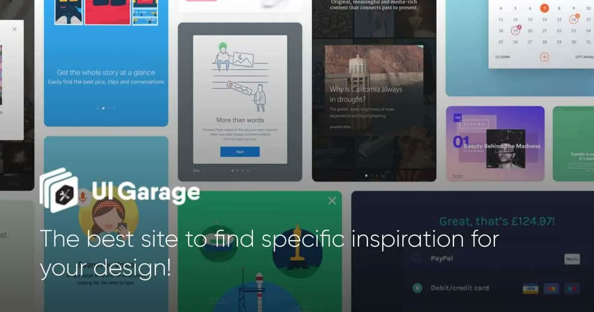 Ivytechn's tweet image. UIgarage is a large and constantly updated collection of mobile and web patterns.

uigarage.net  #ui #uidesign #webpatterns #webdesign #uxdesign #webdesigner #design