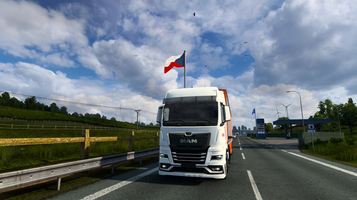 gamer_amd's tweet photo. Hey @SCSsoftware  can I stop by for coffee? #EuroTruckSimulator2 https://t.co/LLim6jmpKC