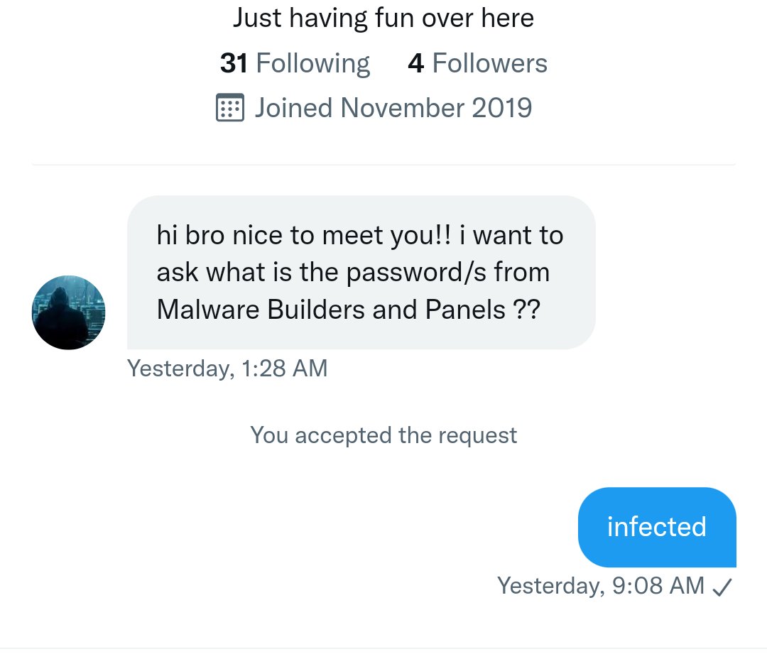 vxunderground's tweet image. If you&apos;re curious: yes, people still ask

And no, they didn&apos;t say thank you:(