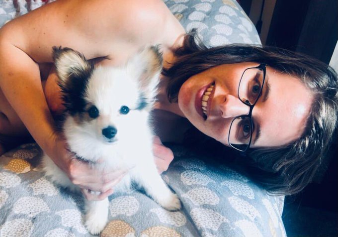 Meet Bandit my gorgeous papillon puppy!  He&rsquo;s already getting into the #nakedlifestyle https://t.co/<a href="/tag/nakedlifestyle"class="tags"><span>#nakedlifestyle</span></a>
