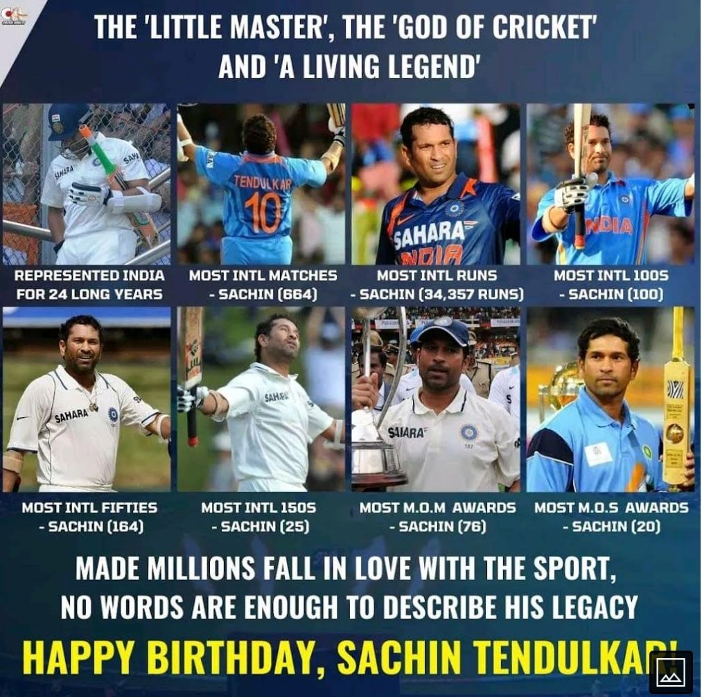 Happy Birthday SACHIN TENDULKAR   