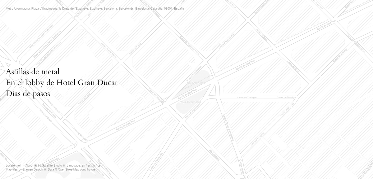 NaoCasanova's tweet photo. Un HAIKU es un poema breve japonés con 3 versos y 17 sílabas en total.

OpenStreetMap Haiku tiene una inteligencia artificial que os compone un poemita de este tipo en función de dónde os coloquéis y lo que advierte en su entorno.
(Me ha encantado... 😁)
https://t.co/jEioIkWNuM https://t.co/Qn2xjyyg1U