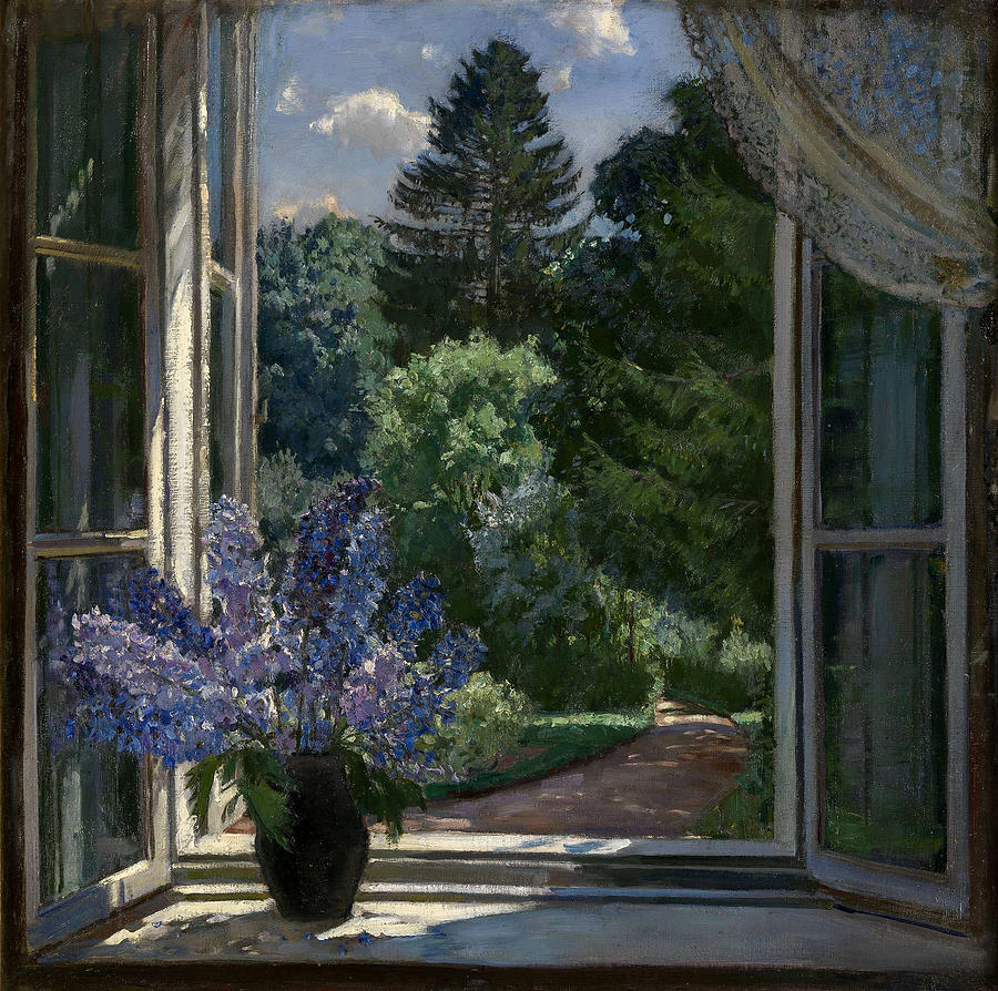 JohnConstableRA's tweet photo. Good Day!
View from a Window is a painting by Stanislav Zhukovsky 1936
Oil on Canvas https://t.co/YM3qurnlin