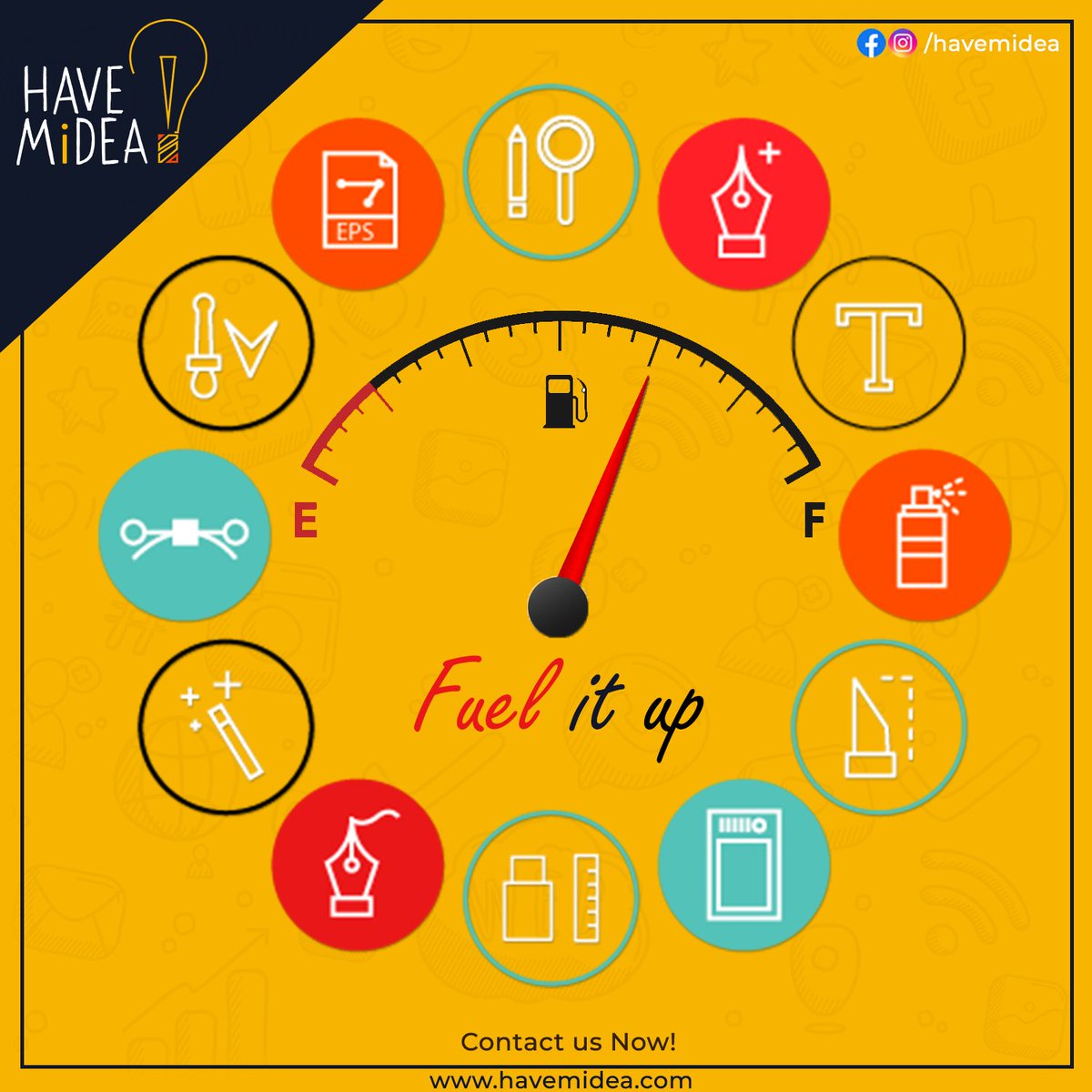 HaveMidea's tweet photo. Petrol-Diesel these Fuels maybe insufficient for the Future,
But Graphical Fuel for your company will never run empty!!!
How about we be your Creative Engine and You sit back &amp; enjoy the ride uphill!!
.
.
#havemidea #mediahouse #digitalhouse #graphicdesigning #creative #creatives https://t.co/ZRnCHqTgTe