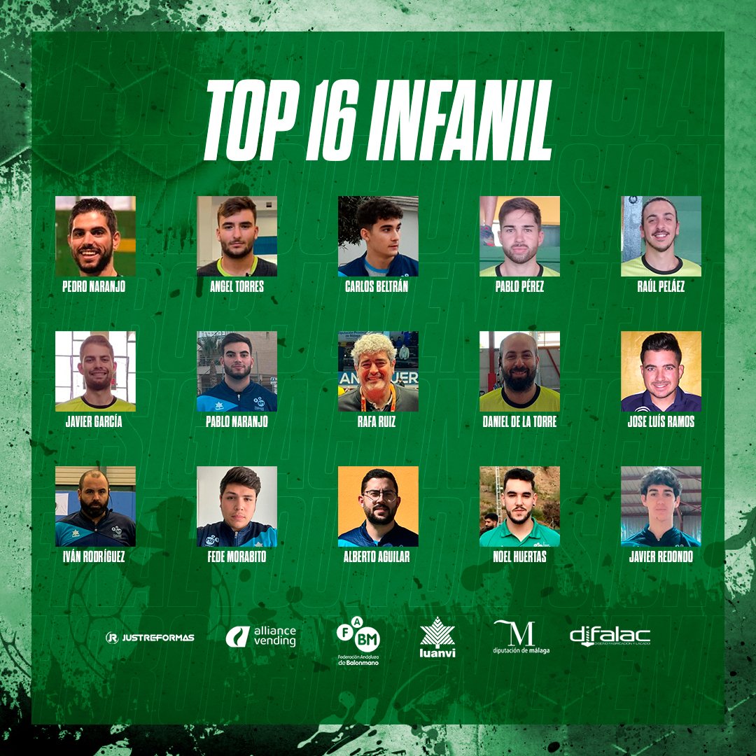 Amplia representación malagueña en el top 16 infantil de la <a href="/FAndaluzaBM/">Federación Andaluza de Balonmano</a> hasta 15 compañeros realizando funciones de árbitros y delegados federativos
