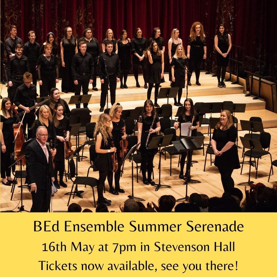 BEdMusicRCS's tweet photo. Get booking those tickets to see the first Summer Serenade since 2019! The concert is in aid of CHAS, a wonderful charity. Tickets available here โก๏ธ https://t.co/G3mnUtI15B
@RCStweets #BEdMusAll #BEd1 #BEd2 #BEd3 #BEd4 https://t.co/Bf48OwEsat