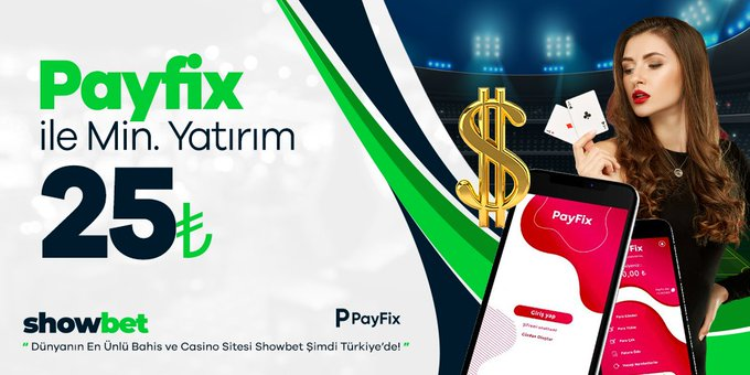 🎀 Showbet PAYFİX İle Minimum Yatırım Sadece 2⃣5⃣₺ 

🎤 Dünya'nın En Ünlü Casino ve  Bahis Sitesi #SHOWBET Şimdi Türkiye'de 

💚TIKLA KAZANMAYA BAŞLA bit.ly/SHOWBET