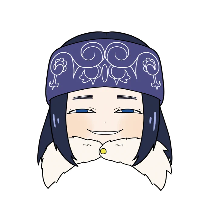 笑顔がぷりちーなアシリパさん 