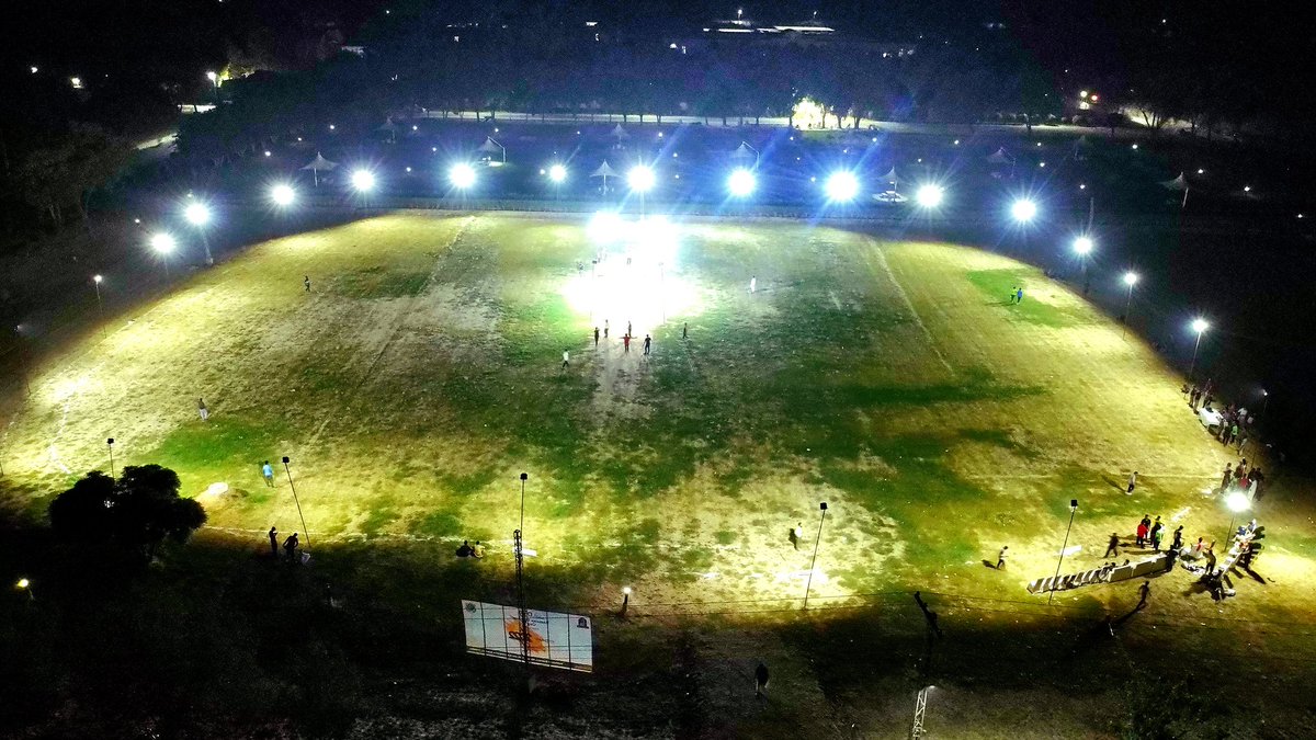 Arial veiw of Ramzancup arranged by #DHABahawalpur 
#GameOnHai