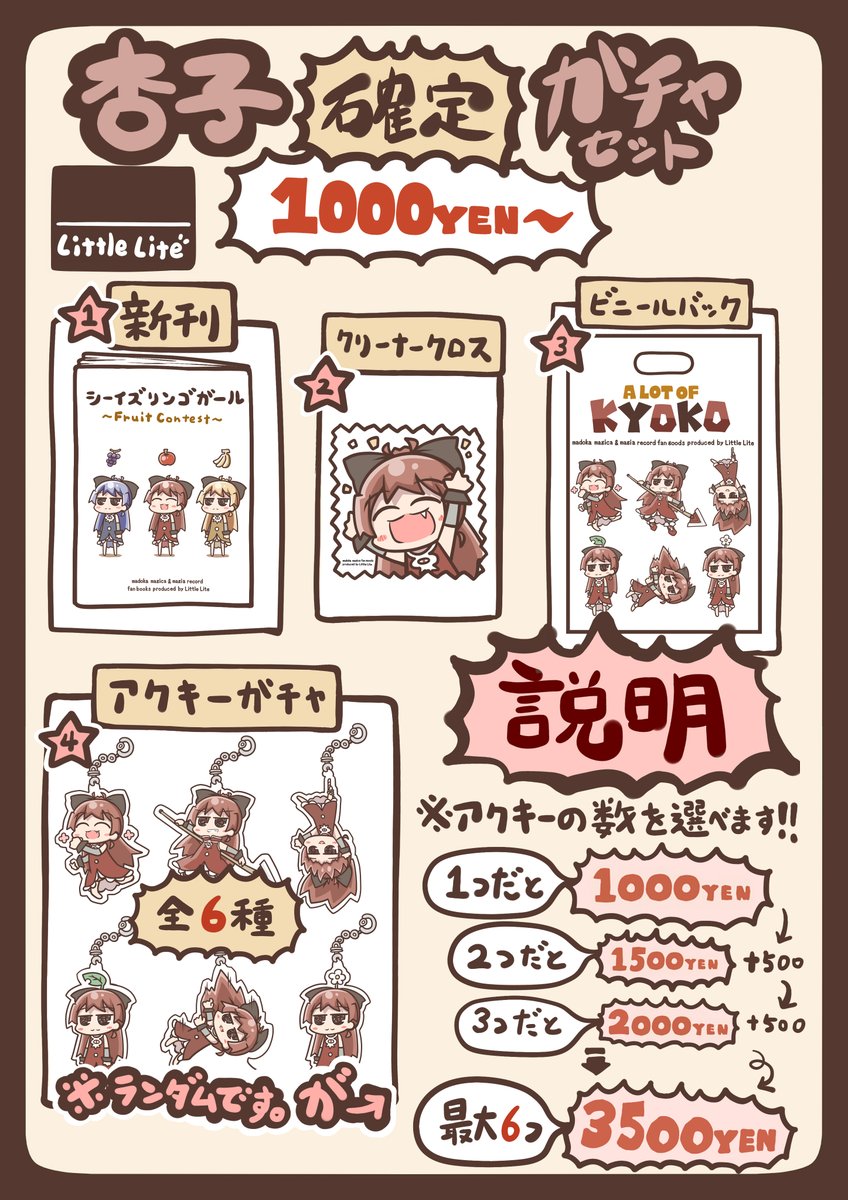 プリレコ頒布物一覧です。
教科書1ページ分くらいありがすけど頑張って熟読してください。 