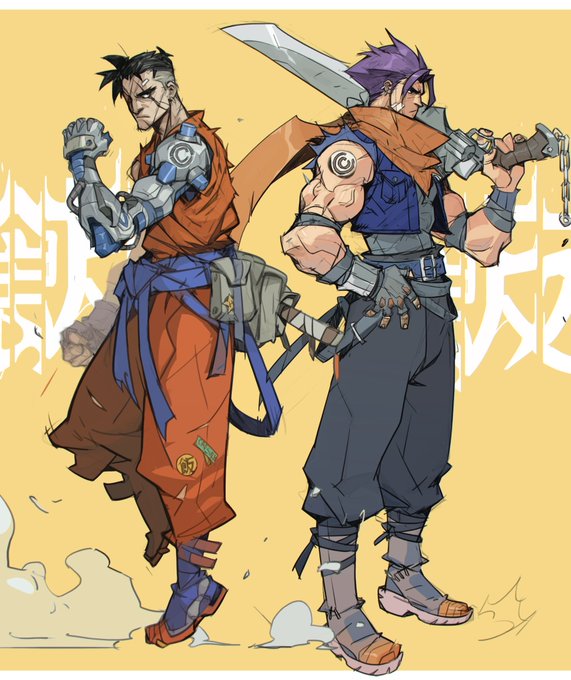 Trunks &amp; Gohan #DragonBallZ #characterart 