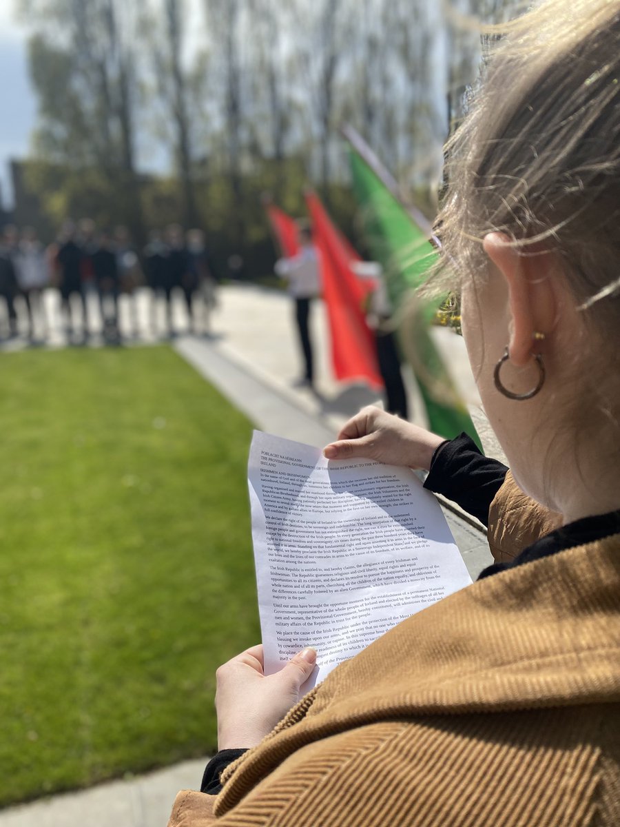 ConnollyYM's tweet image. Some other photos from the CYM’s first annual Easter commemoration. 
#Easter1916 #Easter2022