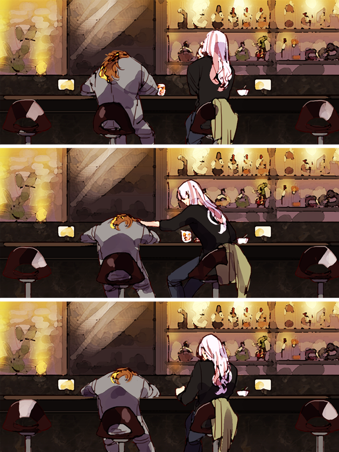 【現パロアメ←←←←←レオ(友達になりたい)】飲むくらいの仲にはなりました
. 