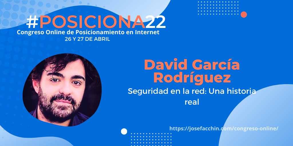 ¡Regresamos a rrss con muchas novedades! 
La primera de ellas: ¡Volvemos al #POSICIONA22 !
¡Pedazo de ponentes que hay este año!
josefacchin.com/posiciona/
¿A qué esperáis para inscribiros? ¡Nos vemos al otro lado!
josefacchin.com/congreso-onlin…