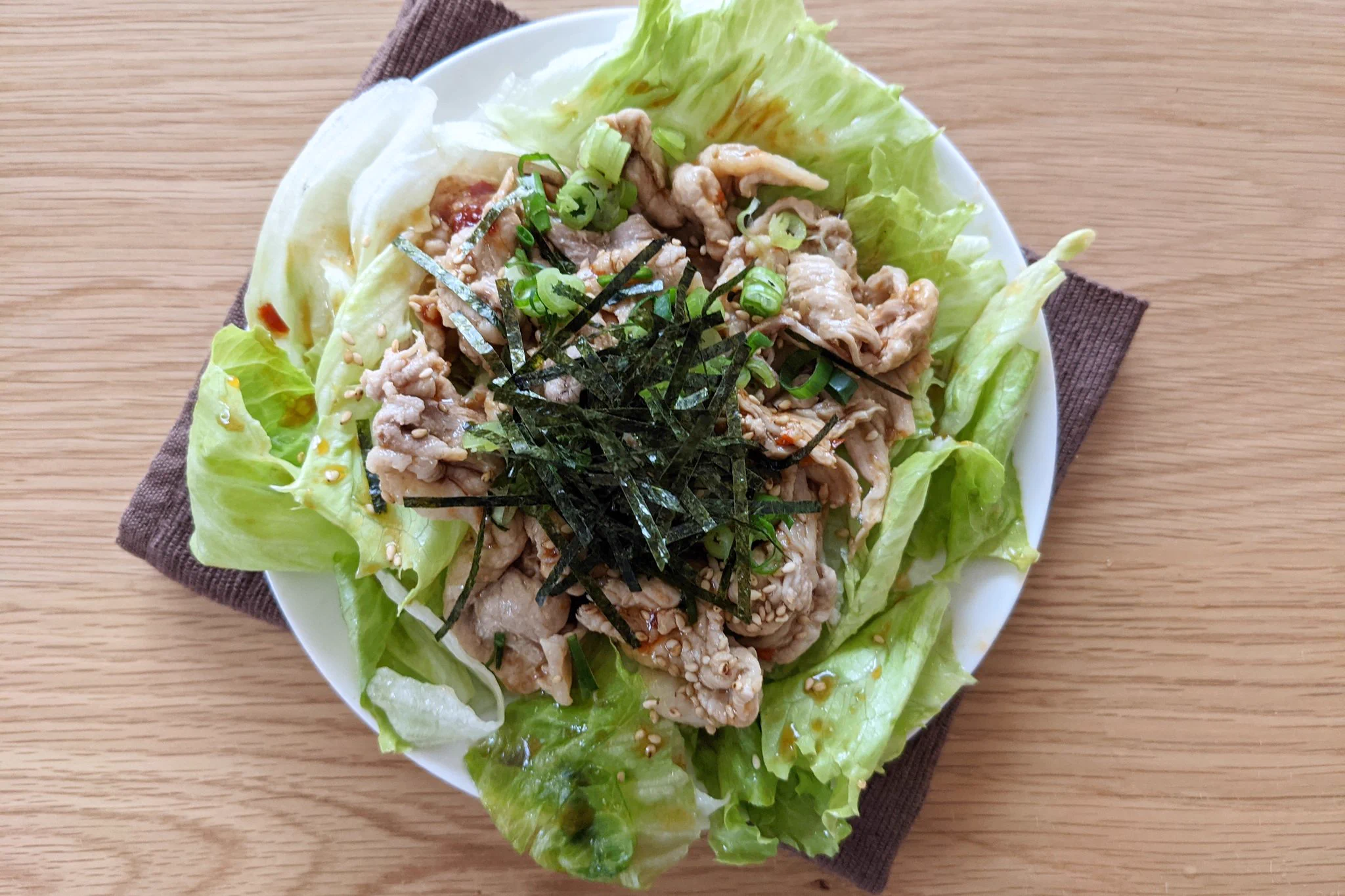 レンジで簡単レシピ。ピリッとおいしいうま辛冷しゃぶ。