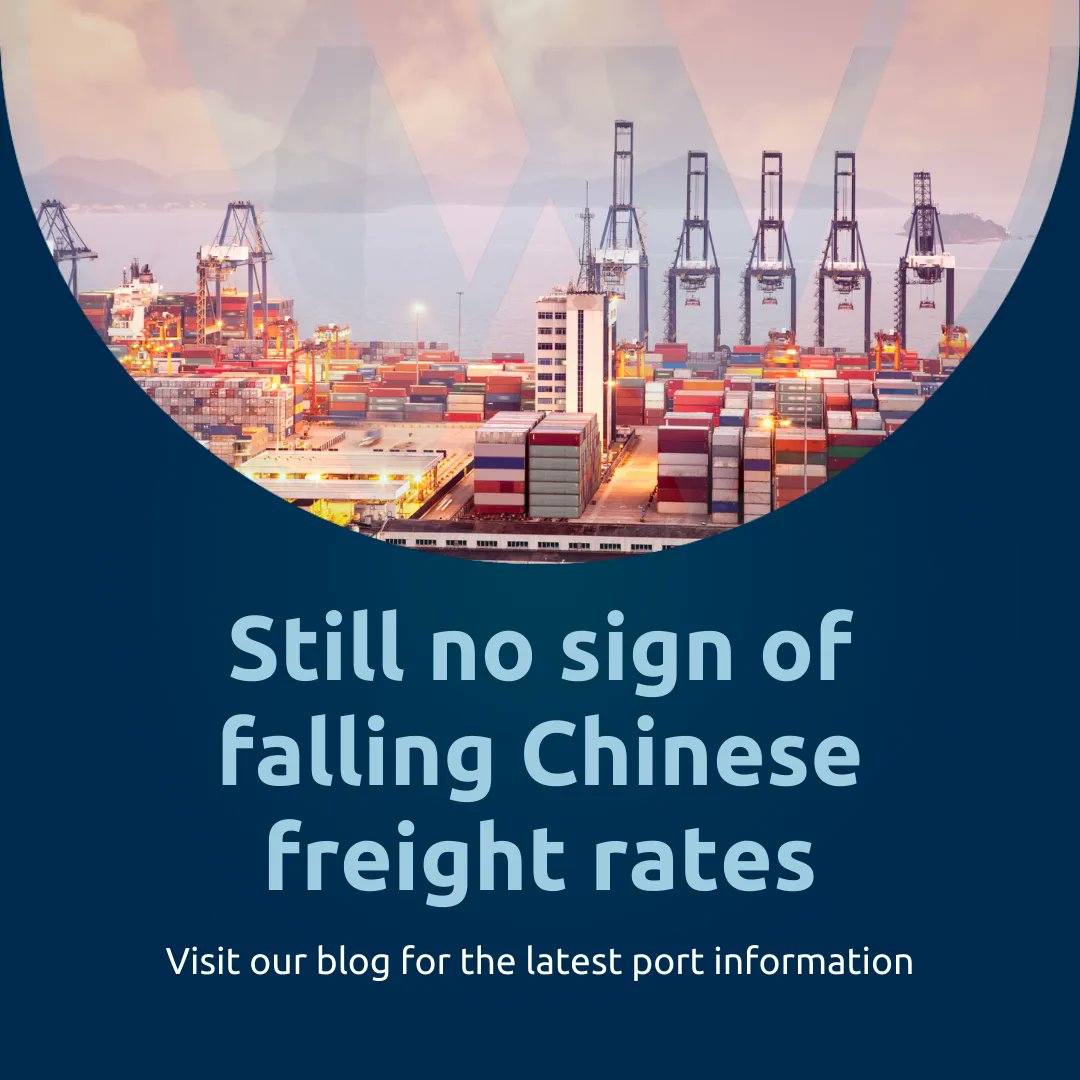 WestboundCN's tweet photo. Chinese New Year has brought a much-needed circuit break for struggling Chinese ports, yet there is still no sign of significant rate drops, with ocean freight movements from Northern China becoming more expensive than the South. 🇨🇳

See the latest: https://t.co/Ba7q8GNlQR https://t.co/6ndXE1e8UA