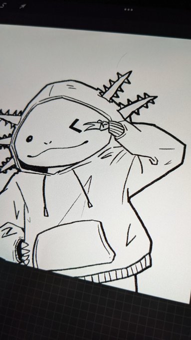 アイコン新しいのに変えたくて描いてる 
