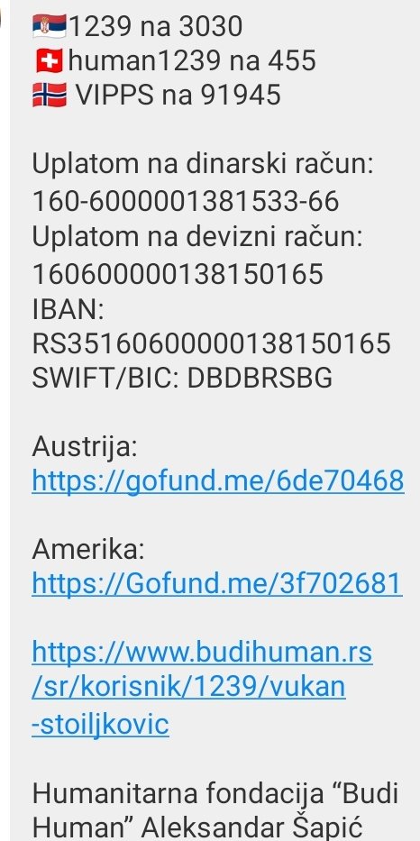 V_Obradovic's tweet photo. Sa Vukanom!
Hajmo tviterasi:
1239 na 3030 https://t.co/lQNWkKmna2