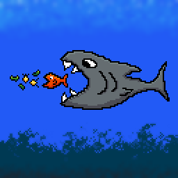 lupercaliana's tweet photo. Seafood chain

#pixelart #Pixel #pixels #pixelartist #pixel_dailies #seafood @Pixel_Dailies #aseprite #ocean #fish #shark #hungry #tasty https://t.co/7JjCAQAGSE