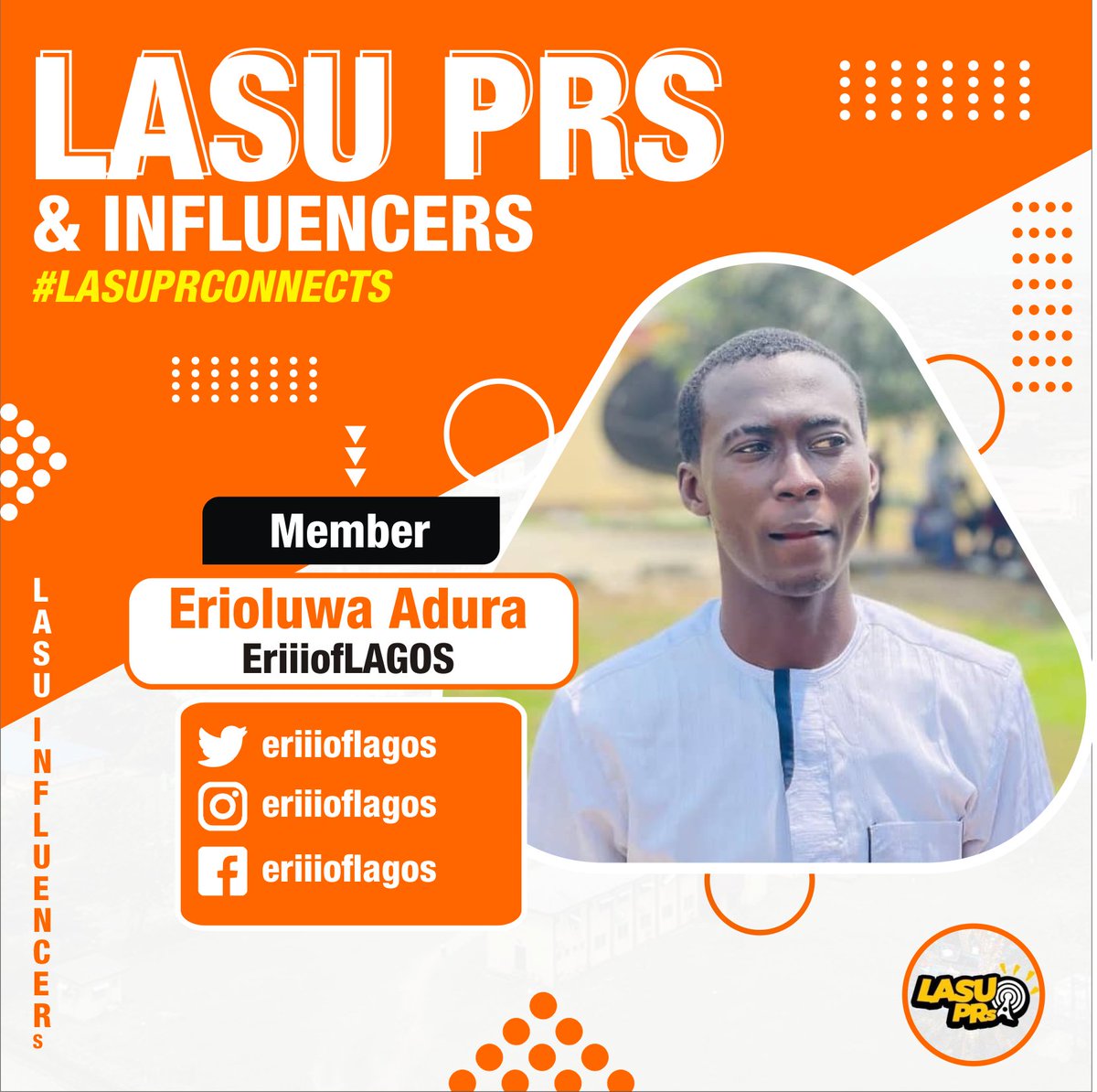Lasu_PR's tweet photo. MEET THE LASU INFLUENCERS! π₯
@sesedey
@Eriiioflagos
@_Dodunbaku
@BadamassiEvay
#lasupr #lasuprandinfluencers https://t.co/icy1rtw3rV