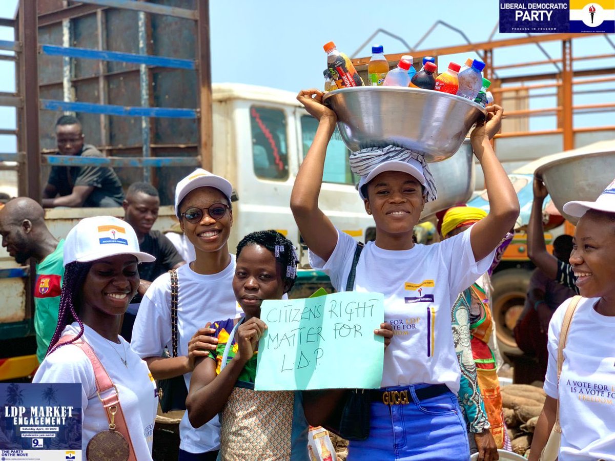 officialLDP_'s tweet photo. We meant our words when we said we are a "PARTY for the PEOPLE". The liberal Democratic Party hears the cry of Ghanainains as they express great worry about the state of the country.

🟡⚪️🔵
Because We Care 
#ProgressInFreedom 
#3hye🔥
⁦@TDzineku⁩ ⁦@kodwoboateng⁩ https://t.co/7HKDG96y8u