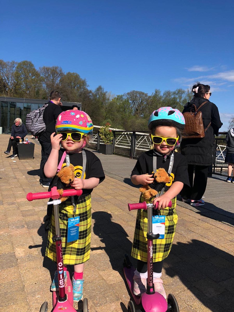 whiteleysayr's tweet photo. Team @StruthersSchool 🏆Looking superb ladies and children - How wonderful to have you join us to help raise vital funds and awareness for the charity. Have the very best of days. It’s GREAT to be back @thekiltwalk☀️ @ArnoldClark @SirTomhunter https://t.co/TwsyRRuLjX