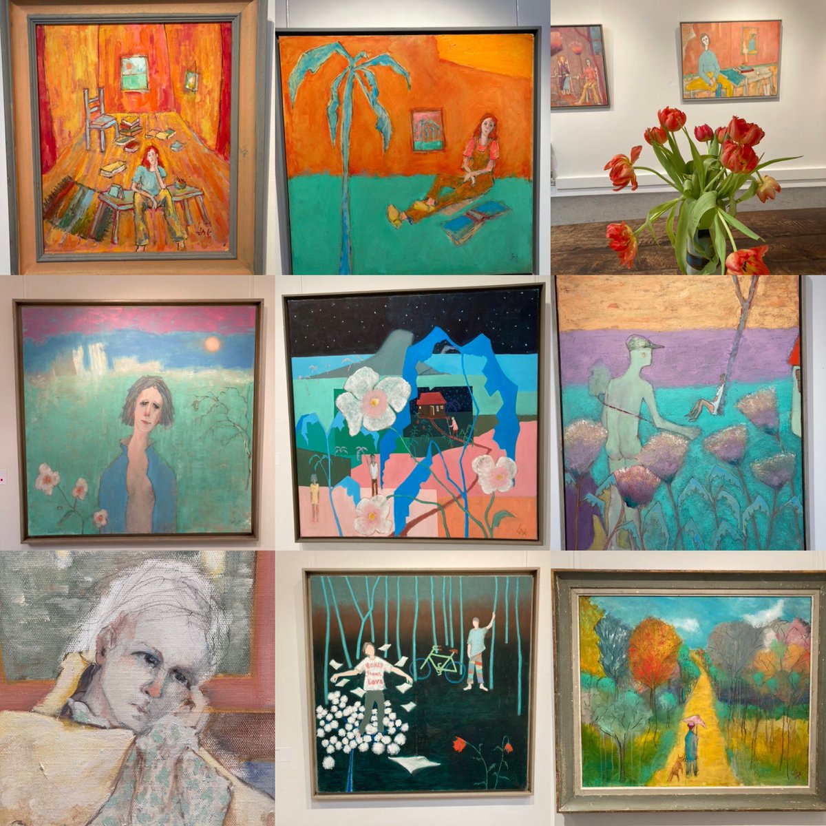 Fantastic exhibition of John Link artworks <a href="/Mandellsgallery/">Mandell's Gallery</a>  - do go if you can 

#artexhibition #johnlink #norwichart #exhibition