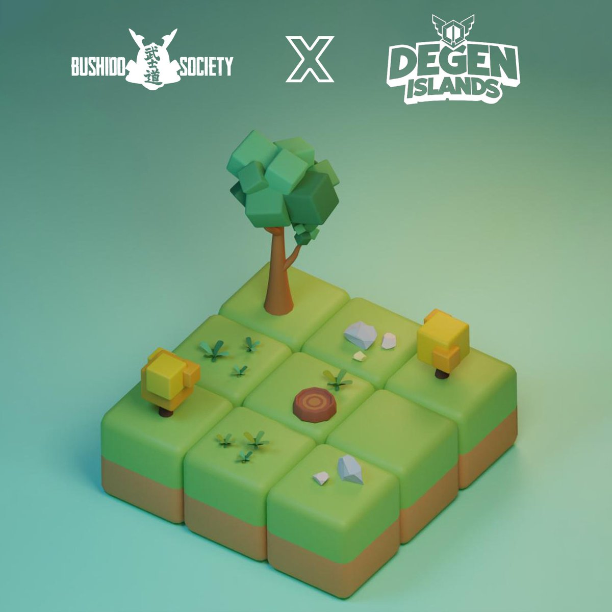 Bushido_Society's tweet photo. Bushido Society and Degen Islands are collaborating on a Flash Island Giveaway!

🏝️1x Medium Island 
10x WL Spot

To enter👇
✅Follow @Bushido_Society  + @degenislands
✅Like &amp; RT
✅Tag a friend

Winners picked within 24hrs,
If you get picked, DM 
@thomas09_ https://t.co/EkMJLzuFQr