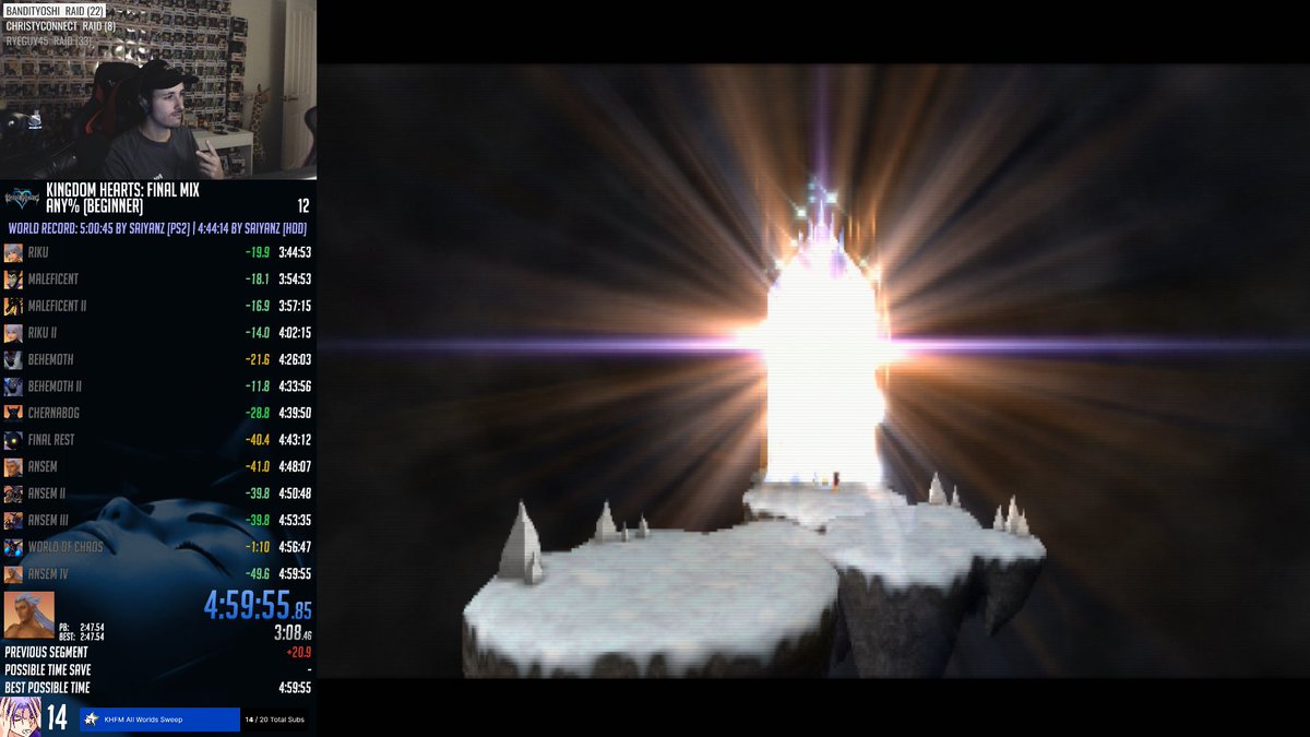 elsaiyanz's tweet photo. Kingdom Hearts: Final Mix beaten in Under 5 hours, this run feels so similar to my 2:43 on PS3 a massive hurdle broken but still feel like I could have done so much more with it. I will leave it there for now and look onwards! https://t.co/OANfxlZCTA