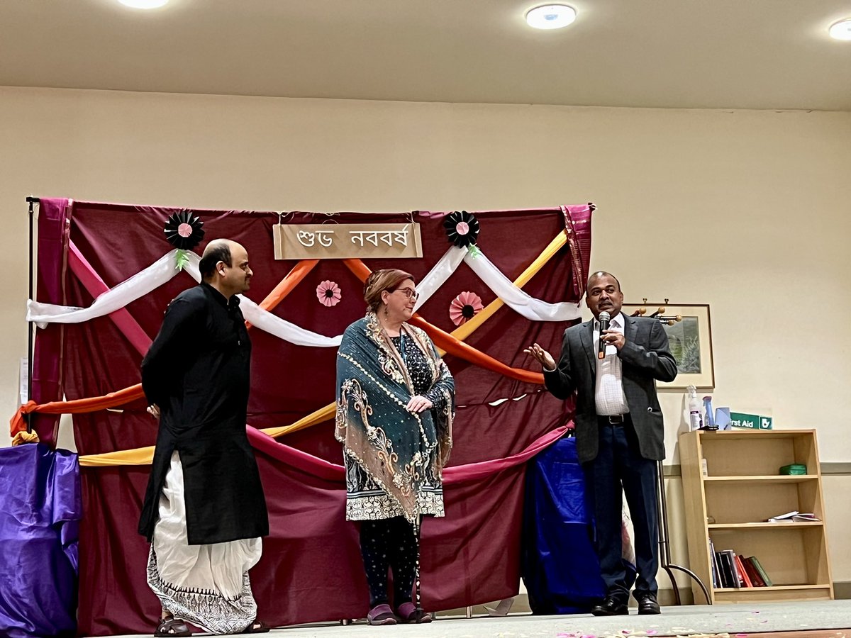 sabashscotland's tweet photo. A great evening last night celebrating the #bengalinewyear day, an wonderful mix of culture and tradition and off course yummy food. Thank you @IndiaInScotland @kgl123 @AMcNeeseMechan for joining us. @HCI_London https://t.co/aZQ9gMyQLd