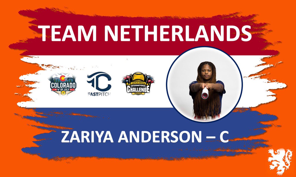 ZariyaAnderson's tweet photo. I’m proud to have been selected to compete for Team Netherlands in the Triple Crown International Challenge in June.@DukeSOFTBALL @BrownSoftball @GopherSoftball https://t.co/vlYo5ZBE8p