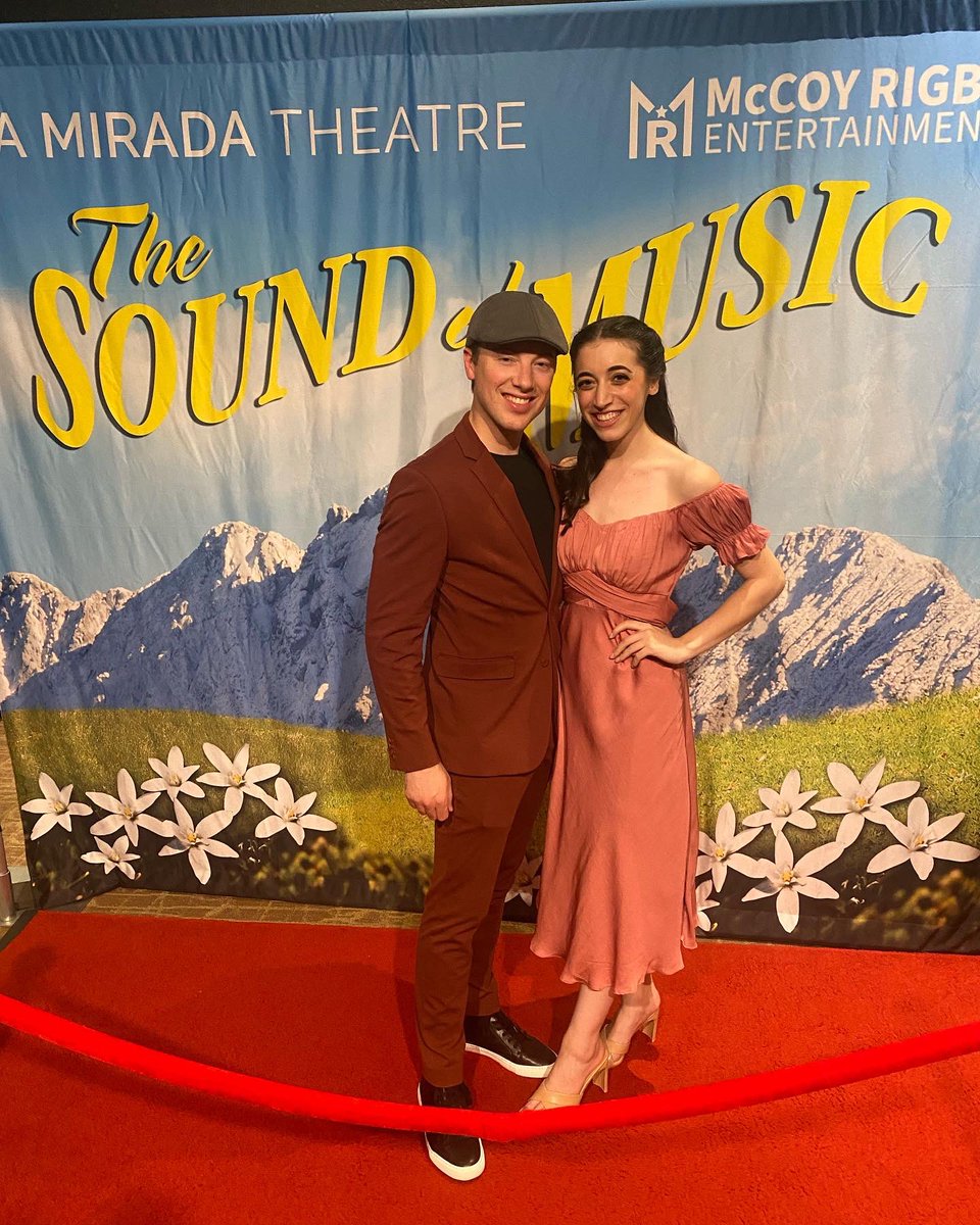 corylingner's tweet photo. What a gift it is to be back on stage again with this wonderful company! Big shout out to my amazing Liesl, @Jennalearosen! I’m in awe of your talents and honored to share the stage with you. If you’re in the LA area, come see us at @LaMiradaTheatre through May 15th! https://t.co/ahHkSVODBz