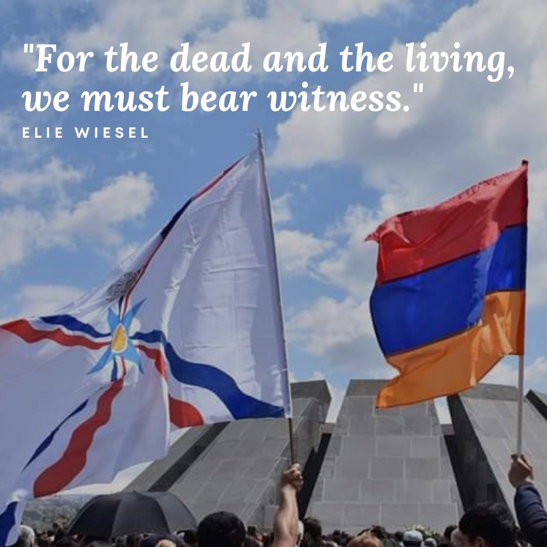 AssyrianPolicy's tweet image. Today, we pause to remember and honor the victims and survivors of the Armenian Genocide, and reflect on the enduring ties between the Armenian and Assyrian people. The genocide of Armenians and Assyrians happened concurrently and so must our fights for justice.