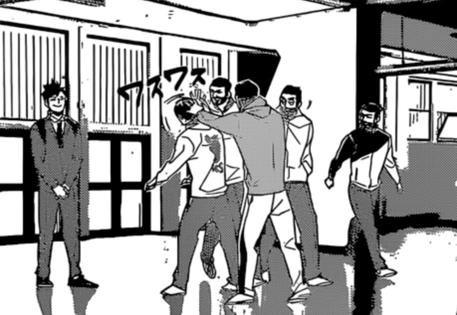passionbootys's tweet photo. sorry thinking about this panel and seeing how far kageyama's come with his team dynamics. from being isolated to now being loved upon, treated well, a part of the team... he's come so FAR. https://t.co/3a47OgWvKG
