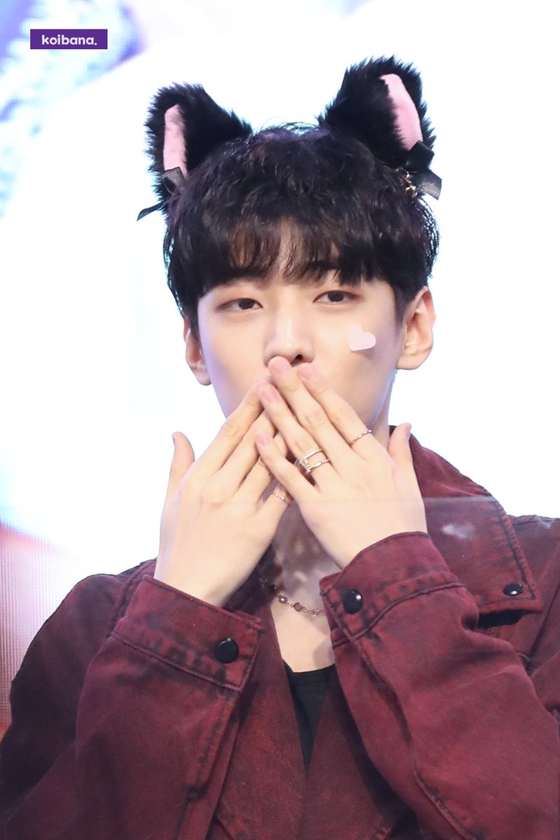 koibana126's tweet photo. HQ 220424 메이크스타 대면팬사
#재찬 #DKZ 
@dkz_dy 
꿀잠자요 째냥공주님😼 https://t.co/BmLStoNI1n
