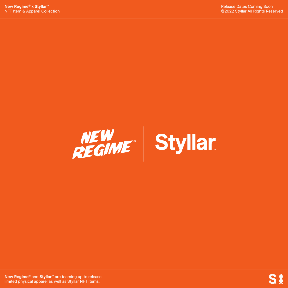 STYLLARNFT's tweet photo. In an effort to collaborate with top brands to grow the exposure of Styllar in and outside the crypto world, Styllar is immensely proud to announced its first ever partnership with renown brand New Regime. https://t.co/pfU5oLSkp6