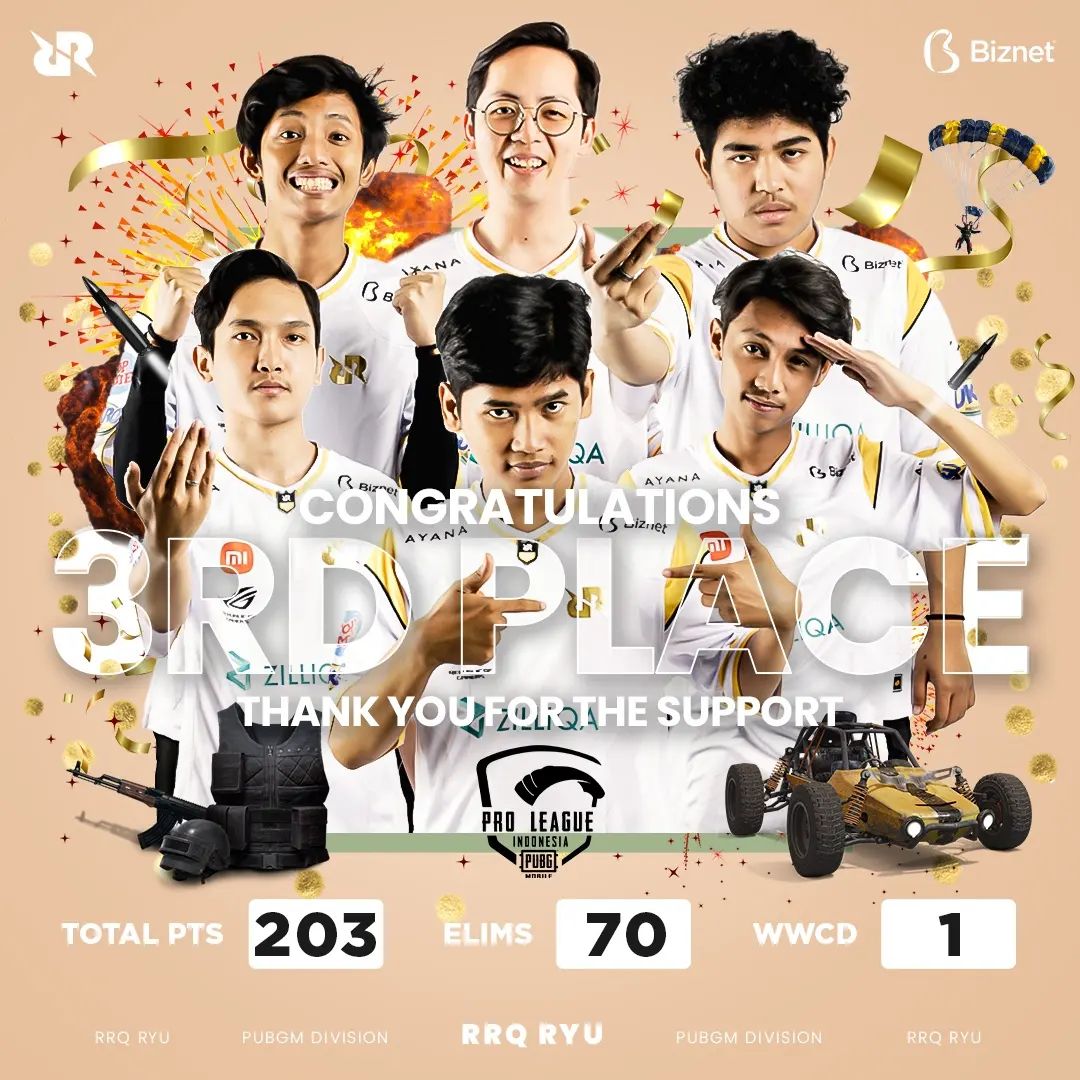 teamrrqofficial's tweet photo. WE ALSO SECURING THE PLACE FOR PMPL SEA 2022! π₯³π§‘π§‘π§‘
Thank you for your support for #RRQRYU. We will keep trying hard to bring home the championship title! π₯π₯π₯
GG AND CONGRATS, RYUUU! ππ₯
#VIVARRQ #PUBGMOBILE #PUBGM #PMPLID #PMPLSEA #eSports #Indonesia https://t.co/ZvQoBnyMIv
