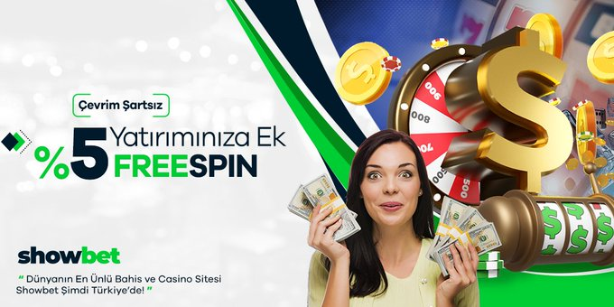 🎁SHOWBET te YATIRIMLARINIZA EK HEDİYE %5️⃣ FREESPİN FIRSATI SENİ BEKLİYOR 

✨Dünya'nın En Ünlü Bahis ve Casino Sitesi 

💚TIKLA KAZANMAYA BAŞLA bit.ly/SHOWBET