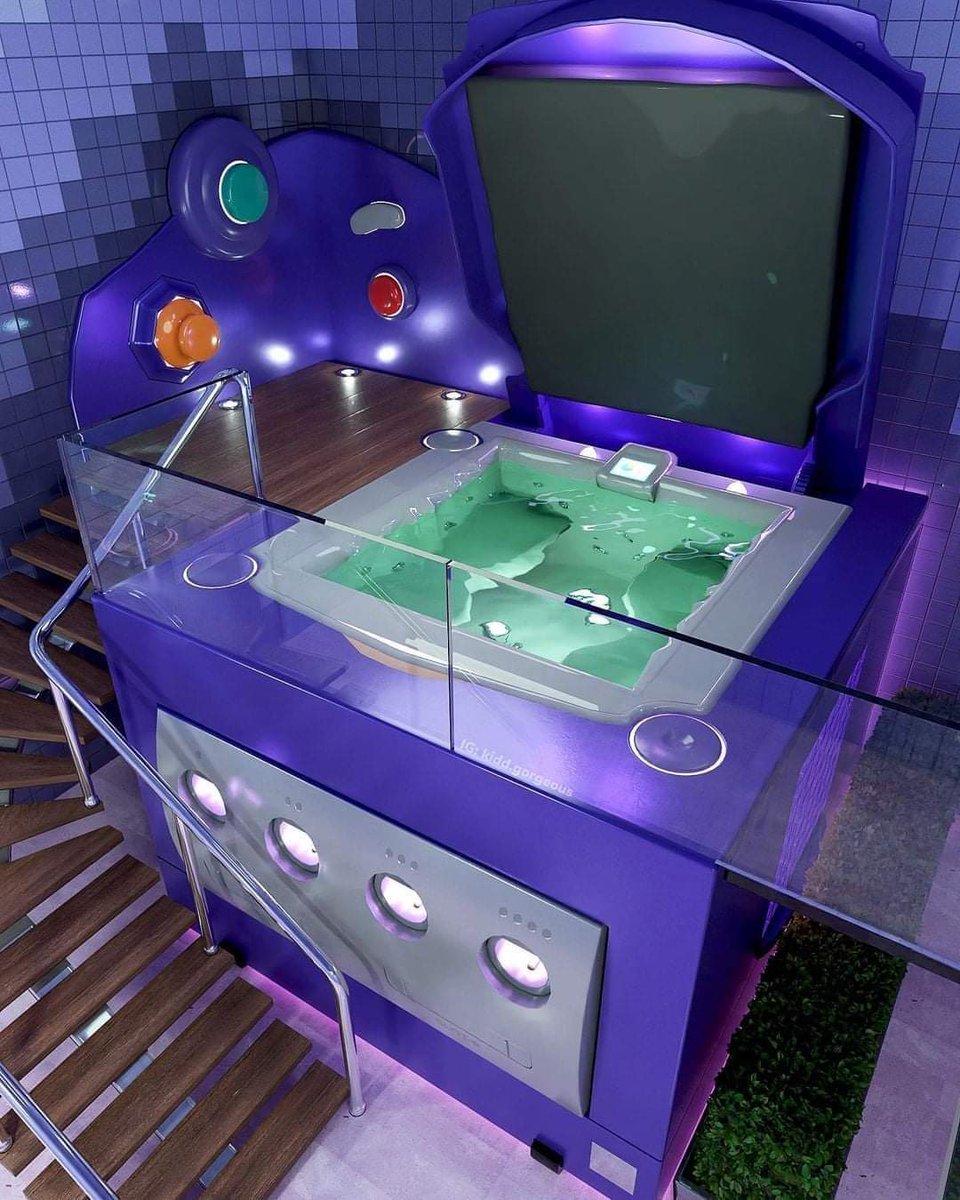 DynamoSuperX's tweet photo. If I die before I had a chance to bathe in an Xbox or GameCube jacuzzi, then my life had no purpose. https://t.co/dtSdm5gS3B