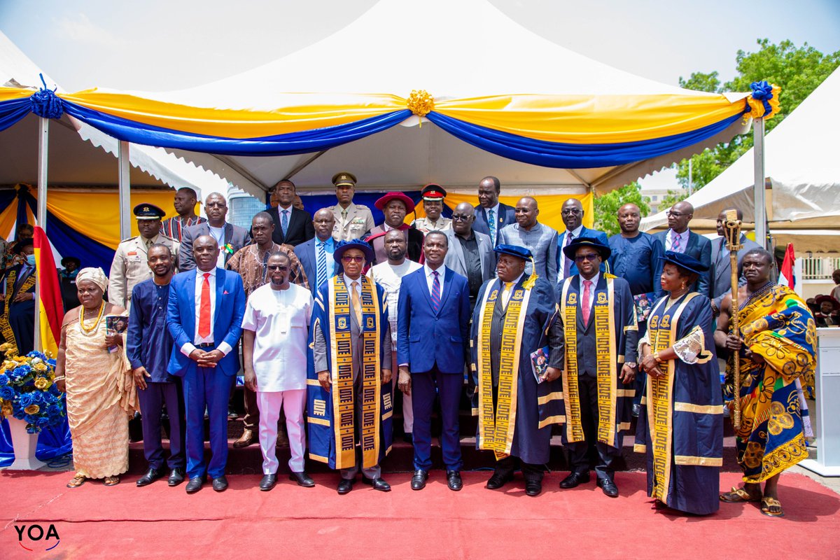 On Saturday 23rd April, I joined the 21st Congregation of the Accra Technical University.

I used the opportunity to appeal to corporate organizations to consider scouting for prospective employees through job fairs organised across our various university campuses.