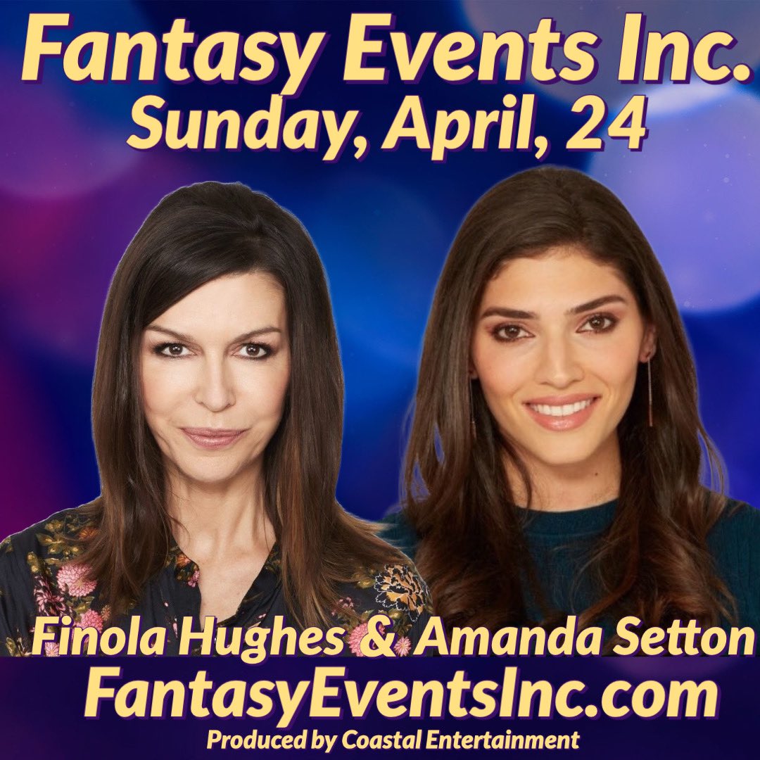 coastalent1's tweet photo. Join us today for a fantastic #Zoom event with @finolahughes and Amanda’s first fan event with us @GHFantasyEvents #SundayFeeling #sundayfun #funday #SundayMotivation 😃😃😃 https://t.co/jdu4QV9yYl