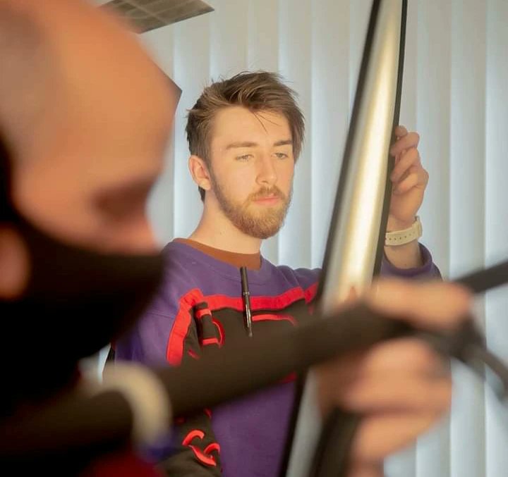 MayFilmworks's tweet image. ODILE Pilot: Meet the Crew
1st AD: Emma Broderick
Thanks to talented 1st AD, Emma (who made sure all stayed on schedule) and her colleagues Liam Ihde (GAFFA) &amp;amp; Zand Maroof (CAMERA Op) – 2 very skilled young men! A real credit to @UniWestminster where they are doing a BA in Film.