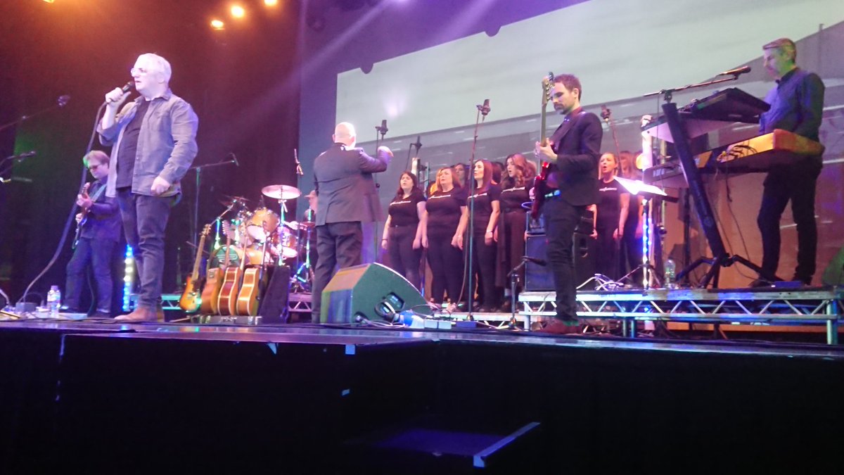 Thursday night with JJ Gilmour's brilliant new album This Time Will Pass launch party with full Choir @gilmourjj <a href="/MotherwellVenue/">Motherwell Theatre</a>