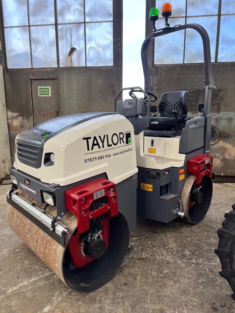 These Dynapac CC1200 Double Drum Rollers are a recent addition to the fleet for Simon Taylor of Taylor Building &amp; Groundworks.  zcu.io/WwBa

#ThankYouForYourBusiness #Dynapac
