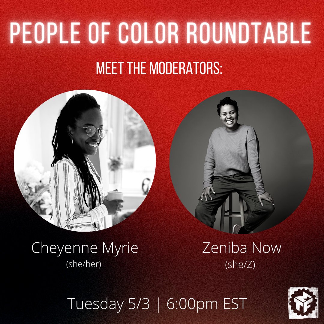 MTFmusicals's tweet photo. Don't miss your last chance this season to kick it with Z & Cheyenne! BIPOC musical storytellers, this space is for YOU! Come show us what you have been working on! RSVP link in bio!
#LinkInBio #NewMusicals #MusicalTheatre #Theatre #POCRoundtable #WeMetAtMTF https://t.co/qNZsqGE3g4
