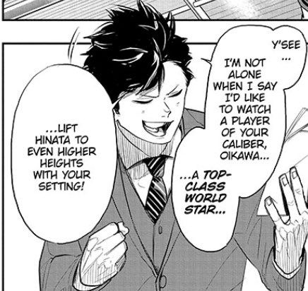 haikyuu 2022 oneshot spoilers
.
.
.
god I love how kuroo basically went on a world tour & used his expert smooth talking to get this epic monster gen match sorted like his dedication/passion to make volleyball loved is incredible. brilliant character 🥺 